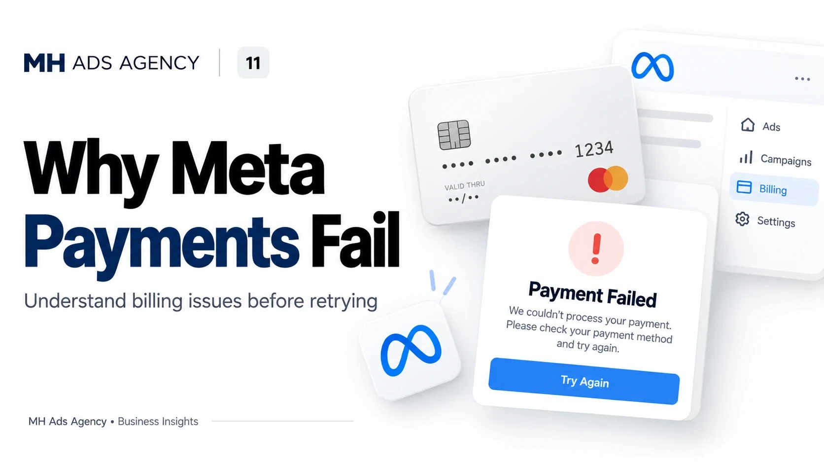 Why Meta Payments Fail — MH Ads Agency